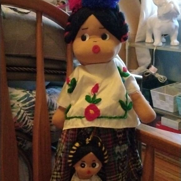 Mexican Handmade Folk Dolls  - Picture 4 of 6